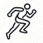 九游体育官方Logo，橙色与深蓝色组合的体育品牌标志，代表九游娱乐与体育直播服务